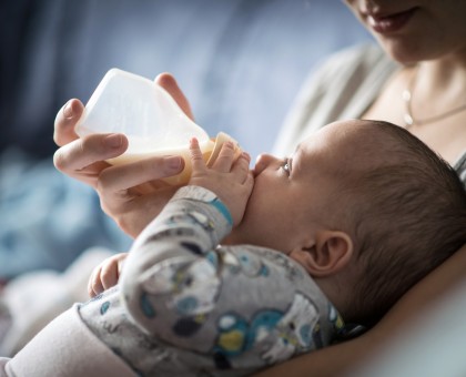 Les premiers biberons \