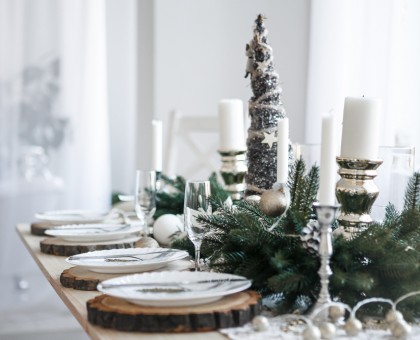 Confectionner une jolie table pour les fêtes de Noël