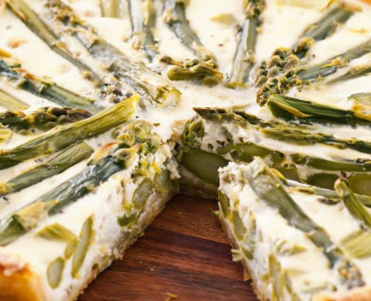 Quiche aux asperges