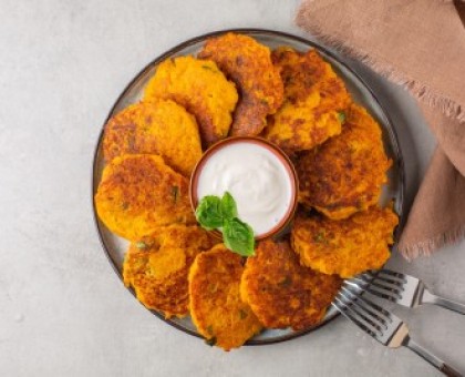 Galette de patate douce