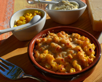 Gratin de maïs doux au mascarpone