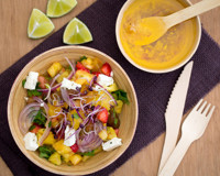 Salade salée aux fruits