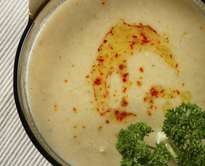 Soupe de brandade de morue