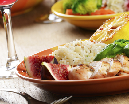 Poulet aux figues fraîches