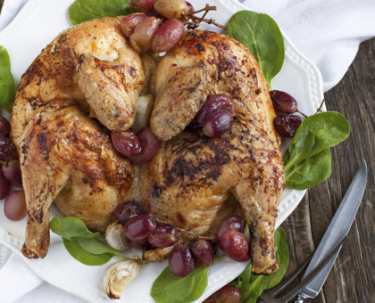 Perdreaux aux raisins