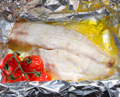 Papillotes de lieu aux légumes