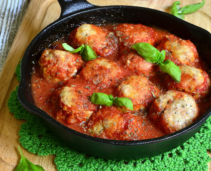 Boulettes de bœuf à la sauce tomate