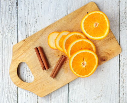 Oranges rôties à la cannelle