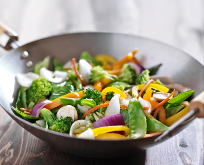 Sauté de printemps aux légumes primeurs