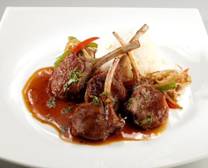 Côtelettes d'agneau à la chinoise