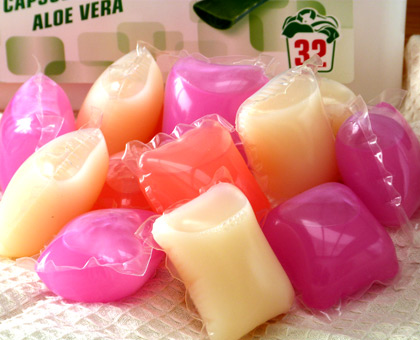 Les dosettes de lessive liquide, un danger pour nos enfants