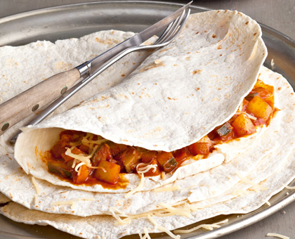 Tortillas aux légumes