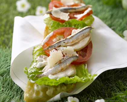 Tartines César Salade