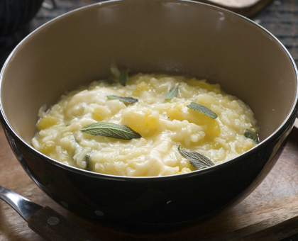 Risotto aux quatre fromages
