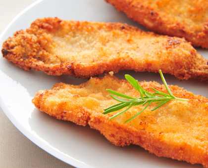 Escalope de veau à la milanaise