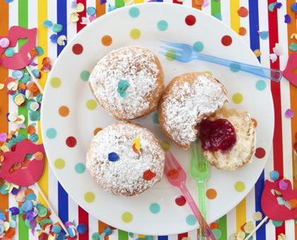 Beignets à la confiture