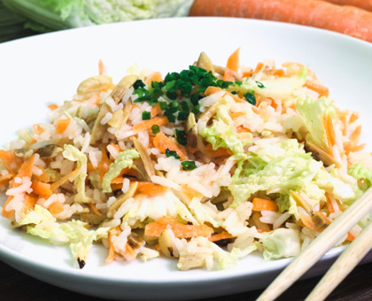 Poêlée de chou asiatique