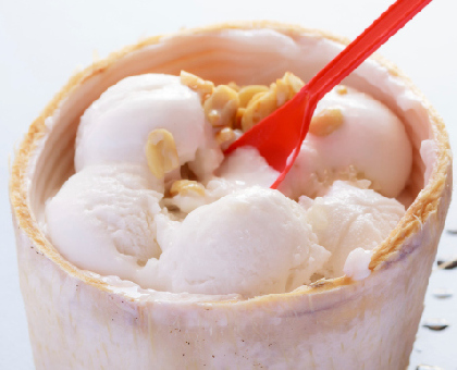 Sorbet à la noix de coco
