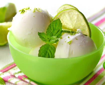 Sorbet au citron vert