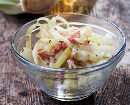 Chou aux lardons