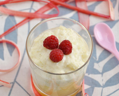 Crème de rhubarbe