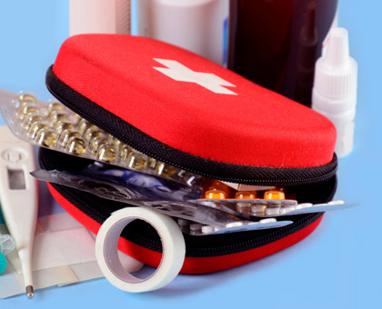 La trousse à pharmacie de vacances