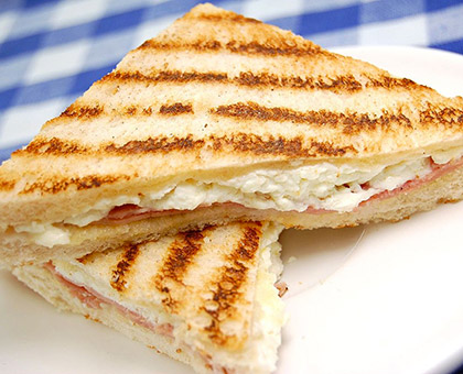 Croque ricotta/artichauts