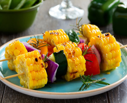 Brochettes végétariennes