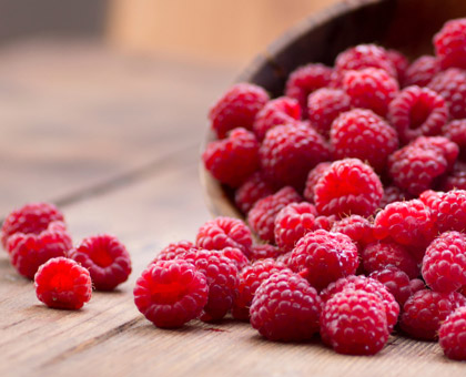 La framboise, peu calorique mais riche en vitamines !