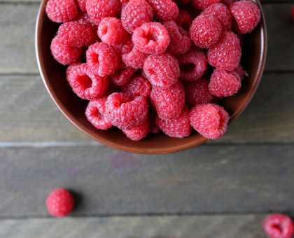 Masque visage à la framboise pour peaux sèches