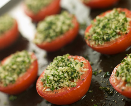 Tomates provençales au barbecue