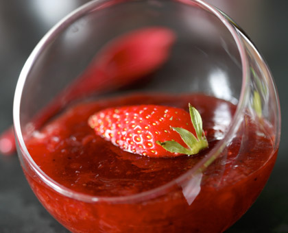 Confiture de fraises light et express