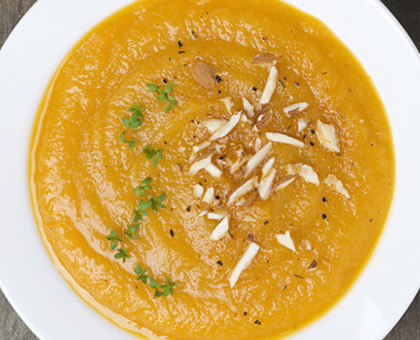 Soupe de carotte et de fenouil au cumin