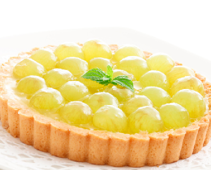 Tarte aux raisins blancs