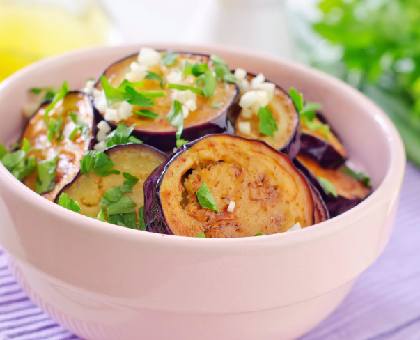 Aubergines aux épices