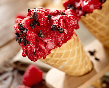 Sorbet framboise Fruité Noir