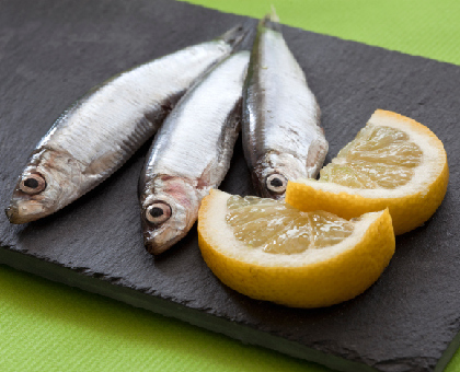 Brochettes d’anchois frais