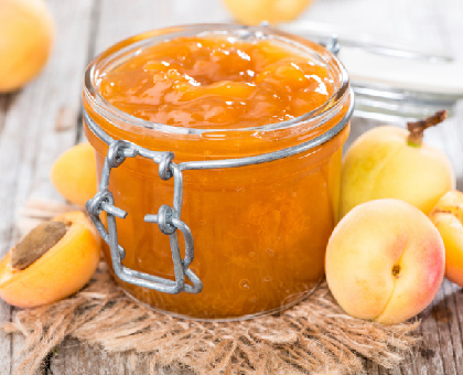 Confiture d’abricot citronnée