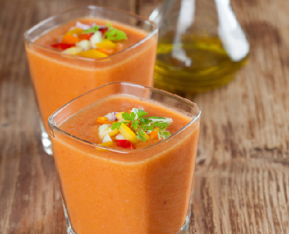 Soupe glacée au poivron