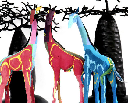 Une déco africaine en objets upcyclés