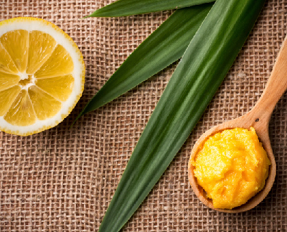 Masque au citron anti-peau grasse