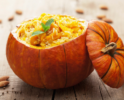 Risotto crémeux de potiron