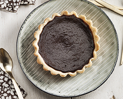 Tarte au chocolat au lait