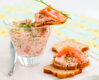 Mousse de saumon et fenouil