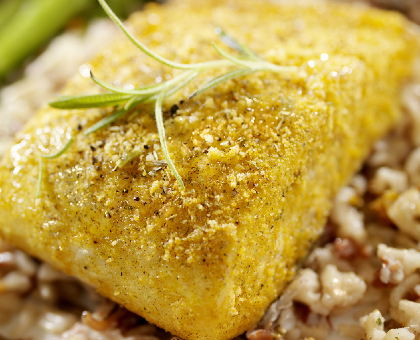 Saumon pané croustillant