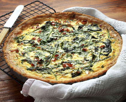 Quiche aux épinards