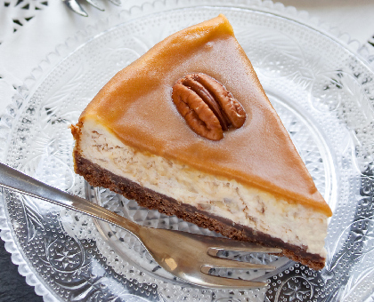 Cheesecake aux spéculoos et confiture de lait