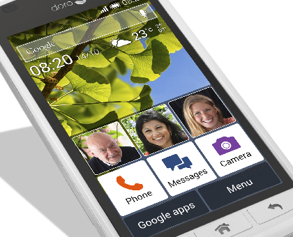 Un smartphone pratique et intuitif pour vieillir connecté !