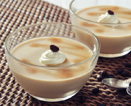 Crème au café et au caramel