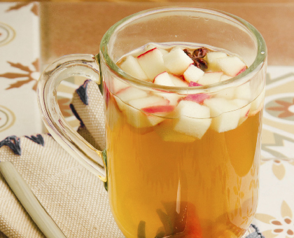 Thé parfumé aux pommes